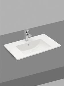 Modern Square Ceramic Countertop Positron A Wash Basin Luxury Table Top Bathroom Vessel <b>Sink</b> Elegant Above Counter Lavatory Bowl - Product Image 3