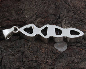 Collar con Colgante de Circonita Natural en Engaste de Plata de Ley 925 con Baño de Platino, Estilo Vintage, Unisex, Regalo de Cumpleaños, Venta al por Mayor - Product Image 5