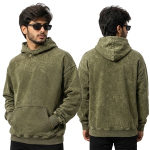Sweat à capuche pour homme de qualité supérieure, entièrement personnalisé, effet délavé, design personnalisé pour le streetwear en hiver, commande minimum de 2 pièces - Product Image 6