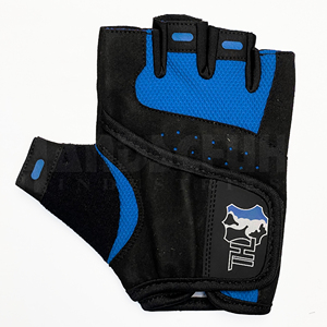 Gants de musculation professionnels bleus et noirs avec rembourrage amélioré de la paume |   Poignée antidérapante de qualité supérieure pour un équipement de musculation ultime - Product Image 4