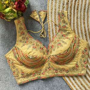 เสื้อเบลาส์พร้อมลายเย็บปักที่หนาดีไซน์สวยงามสำหรับงานปาร์ตี้ - Product Image 5