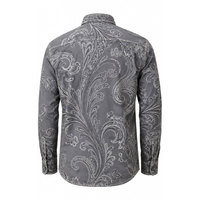HE-FRWS-7917 Chemise de travail ignifuge et imperméable à carreaux imprimés, coupe ample, grande taille, pour les ouvriers du bâtiment et de l'industrie