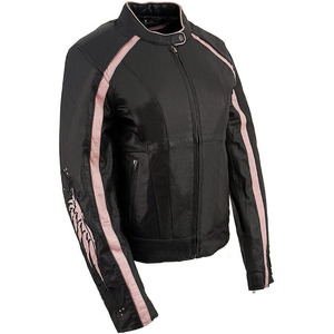 Chaqueta de Motociclista Casual de Cuero Negro Premium para Mujer SAMROZ SPORTS - Product Image 1