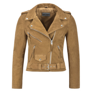 Fashion Biker Jacket Woman Pu Printing Jacket Premium Quality Custom logo With Studs Leather Women Jackets - Product Image 1