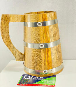 Bamboo Wine Beer <b>Mugs</b> Coffee Cup Water Bottle Unique Style Wood Tea Cup From Falak World Export - Product Image 1