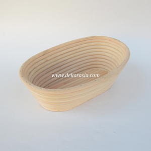 Oval Natural Rattan Eco-Friendly <b>Bread</b> Proofing <b>Basket</b> for Dough Custom Color Customizable Designs Dishwasher Oven Safe Handmade - Product Image 4