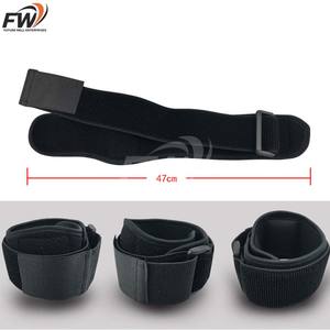 Bandes de compression ajustables pour genoux, genouillères élastiques OEM pour la musculation et les entraînements en salle, couleur et logo personnalisables. - Product Image 5