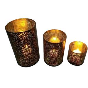 Linterna moderna de hierro forjado para decoración, luz de té, regalo de Navidad y boda - Product Image 1