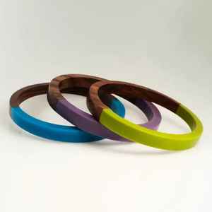 Bracelets en bois vintage de qualité supérieure, finition polie, emballage personnalisé, pour femmes, toutes occasions, LODI IMPEX WB20016 - Product Image 4