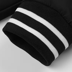 <b>Men</b> New <b>Letter</b> Embroidered Detachable Hooded Baseball <b>Jacket</b> Varsity <b>Jacket</b>, Lightweight Outerwear for Outdoor - Product Image 5