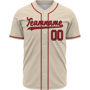 Maillots de baseball en coton vierge de qualité supérieure, respirants, antibactériens, uniformes sportifs pour équipes, tenues d'entraînement - Product Image 6