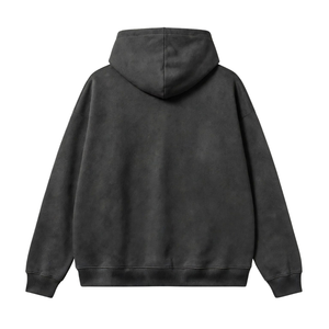 Sudadera con Capucha Gris Oscuro 100% Algodón, Manga Larga, Servicio OEM, Ropa Casual Urbana, Venta al Por Mayor - Product Image 2