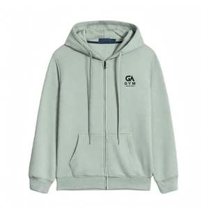 Sweat à capuche d'hiver tricoté 100 % coton respirant 340 GSM pour hommes GYM Active, style le plus récent, couleur unie, personnalisable, vente en gros - Product Image 2