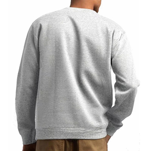 High Quality OEM Pullover Plain Dyed Plush Blank Jogger <b>White</b> Crewneck Cotton Custom Hoodie Crew Neck <b>Sweatshirt</b> for Wholesale - Product Image 5