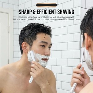 Rasoir jetable à lame unique avec manche en plastique ABS personnalisable (logo et emballage) pour le visage et le corps – Vert, Bleu, Rose, Blanc, Rouge, Noir - Product Image 5
