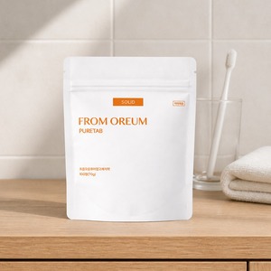 [FROM OREUM] Recharge de dentifrice solide pour l'hygiène dentaire en voyage, fournitures d'accueil pour salle de bain des invités - Product Image 4