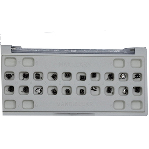 Brackets de Ortodoncia Serie Royal, Brackets Dentales Premium MBT 022, Alta Resistencia, Baja Fricción, Estéticos, Color Diente, CE - Product Image 2