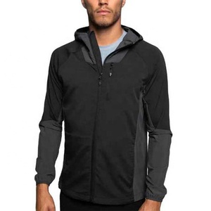 Chaqueta Cortavientos con Capucha para Hombre, Impermeable, Resistente al Viento, Transpirable, con Cierre Completo, para Entrenamiento al Aire Libre - Product Image 4