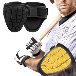 Protège-coude de baseball réglable en EVA épais avec fermeture auto-agrippante, lavable en machine, pour sports unisexes adultes - Product Image 1