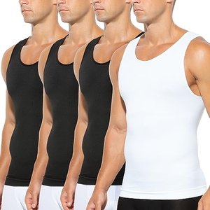 Débardeur de musculation OEM respirant et décontracté pour hommes, en polyester côtelé tricoté, idéal pour la gym et l'entraînement musculaire. - Product Image 1