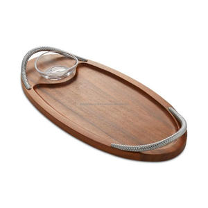 Fruits Brownie Bonbons Chocolat Affichage En Bois Plateau De Service En Bois BYTCD Fabriqué En Inde - Product Image 3