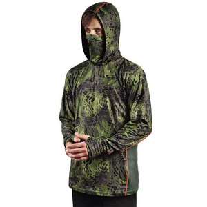 Camiseta de Pesca Personalizada para Hombre, 100% Poliéster, Manga Larga, Secado Rápido, Protección UV, con Capucha, Precio al por Mayor - Product Image 6