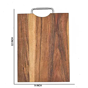 Handmade Wooden Chopping Board-Dishwasher Safe Customizable Size & <b>Shape</b> Elegant Sturdy for Home Hotel Restaurant Use From India - Product Image 3