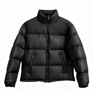 Chaqueta de plumón con capucha para hombre, con bloques de color, abrigo acolchado con cremallera, ropa de abrigo de invierno con bolsillos - Product Image 5
