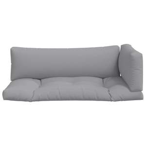 3pcs Gray Fabric <b>Outdoor</b> Pallet <b>Cushions</b> Versatile & Stylish <b>Pillow</b> Collection - Product Image 4
