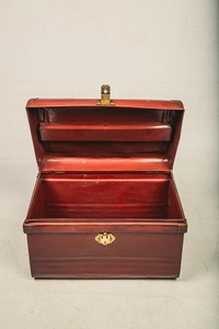 Copper Metal Trunk <b>Box</b> Vintage Style Storage Chest Perfect For Clothes Accessory Storage And <b>Memory</b> Item Storage From India - Product Image 5