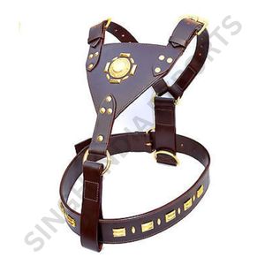 Genuine <b>Leather</b> Dog <b>Harness</b> Adjustable Soft Padded Pet <b>Harness</b> All Sizes Available Heavy Duty Comfortable Design for Dogs - Product Image 6