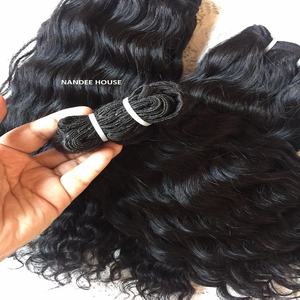 วิกผมมนุษย์ Jerry Curl สามหัวแต่งหนังกำพร้าอินเดียแบบไม่ผ่านกระบวนการผมอินเดียมัดผมมนุษย์100% - Product Image 6