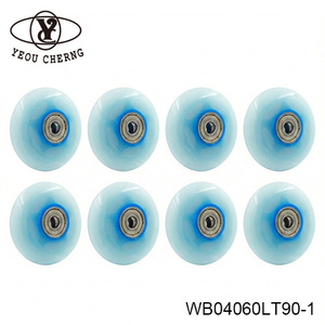 Bac de rangement pour placard en PU bleu ciel avec roulettes résistantes à l'usure - Product Image 5