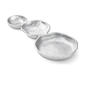 Offre Spéciale – Ensemble de 3 Bols et Plateaux Ronds en Laiton Massif pour Servir Aliments et Thé – Décoration pour Maison, Hôtel, Salon - Product Image 6