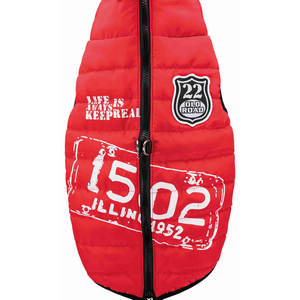 Capa Roja Saint-Malo con Arnés Talla S 40 cm Ropa para Mascotas - Product Image 2