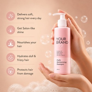 Champú Hidratante Profundo de Marca Privada con Aceite de Argán y Ácido Hialurónico para Cabello Seco - Product Image 2