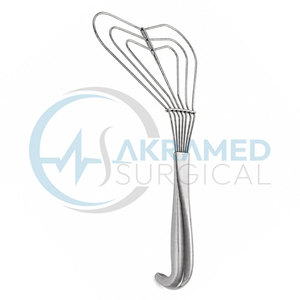 เครื่องมือผ่าตัดหัวใจและหลอดเลือด Allison Lung Retractor ขนาด 26 ซม. 132 มม. ผลิตจากสแตนเลสสตีล ได้รับการรับรองมาตรฐาน CE ใช้ซ้ำได้ - Product Image 1