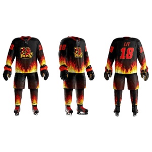 Oem Services Comfortable &amp; Breathable Ice <b>Hockey</b> Uniform Customized Sublimated Ice <b>Hockey</b> Uniforms Sets - Product Image 2