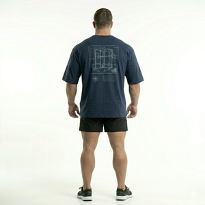 Camiseta Unisex de Talla Grande, Marca Privada OEM, 240 GSM, 100% Algodón, Impresión en Serigrafía, Transpirable, Estilo Urbano - Product Image 4