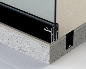 Système de railings Imperio Smart Base C75 en aluminium noir/argent/champagne et finition bois - Product Image 5