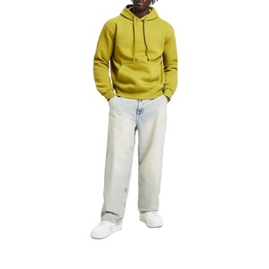 Men's Pullover <b>Hoodie</b> Polyester/Cotton Fleece Fabric Regular Fit Quick Dry Breathable Front Logo Position Winter Casual Style - Product Image 2