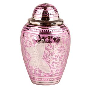 Urna Funeraria de Aluminio Estilo Art Deco, Hecha a Mano, de Metal Sólido, con Capacidad de 4-5L para Cenizas Humanas - Product Image 1