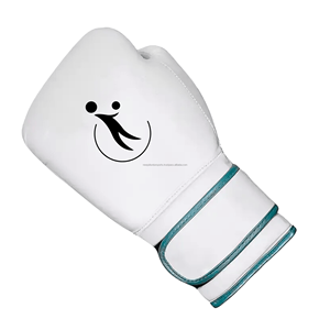 Guantes de boxeo profesionales al por mayor con logotipo personalizado cuero de vaca características bolsa de entrenamiento perforada práctica de kick boxing - Product Image 6