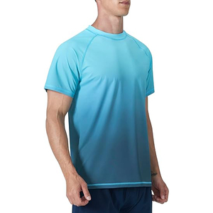 Men's Crew Neck Quick Dry Polyester Plain T <b>Shirt</b> For Gym Running Wholesale Summer Sports Wear Europe Size - Product Image 5