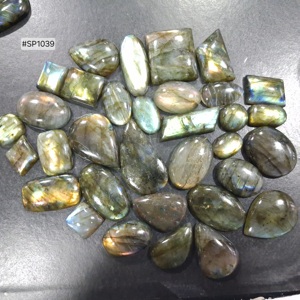 Lot de pierres précieuses en labradorite multicolore, forme et taille libres, 2956,24 carats, pierres naturelles à changement de couleur arc-en-ciel pour la fabrication de bijoux - Product Image 6