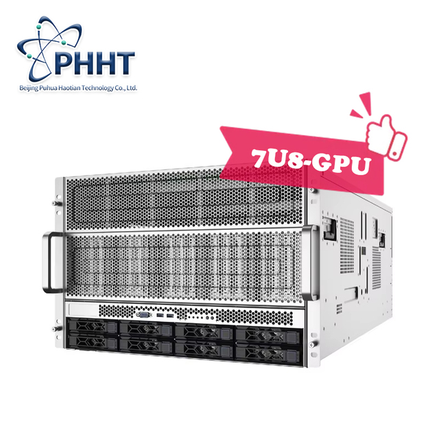 Dual AMD EPYC GPU Server Supports DDR5, PCIe 5.0, 8x GPU Cards for Rendering and Cloud Workloads Rack Computer Server