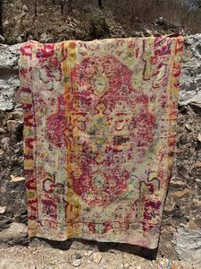 Elegante Colcha Persa Kantha con Estampados Digitales, Manta de Algodón Hecha a Mano, Cubrecama Bohemio Reversible - Product Image 3