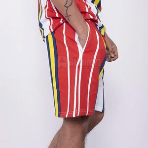 Nouvel Arrivage RICHMYZ Ensembles T-shirt et Short pour Homme 100% Polyester Écologique, Taille Haute Élastique, Respirant et Séchage Rapide - Product Image 6