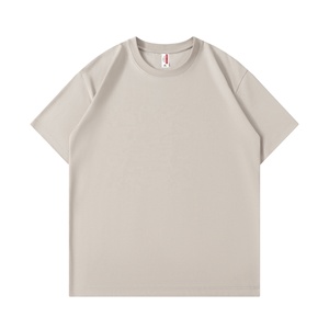 เสื้อยืด70% แขนสั้นผ้าคอตตอน30% เสื้อโพลีเอสเตอร์ทรงหลวมน้ำหนักมาก - Product Image 5