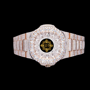 Premium Moissanite <b>Diamond</b> Quartz <b>Watch</b> Square Unisex VVS Clarity Fully Iced Bar Dial Stainless Steel Band HipHop Sporty Daily - Product Image 2